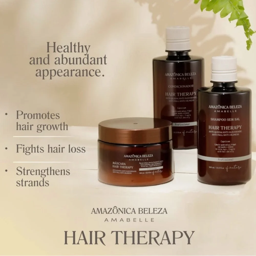 Hair Therapy Shampoo & Conditioner Set Thicken Anti-Hair Loss & Oil Control #QB2